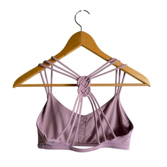 Lululemon Love Knot Bra Vintage Mauve Size 4 Light Support - Picture 6 of 9